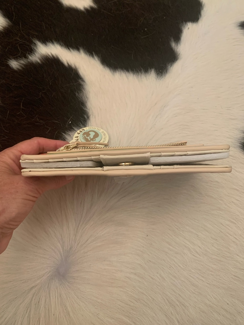 Spartina 449 Carleston map snap wallet NWT - Picture 6 of 16